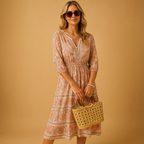 Bohemian summer dress for women | Lila