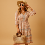 Bohemian summer dress for women | Lila