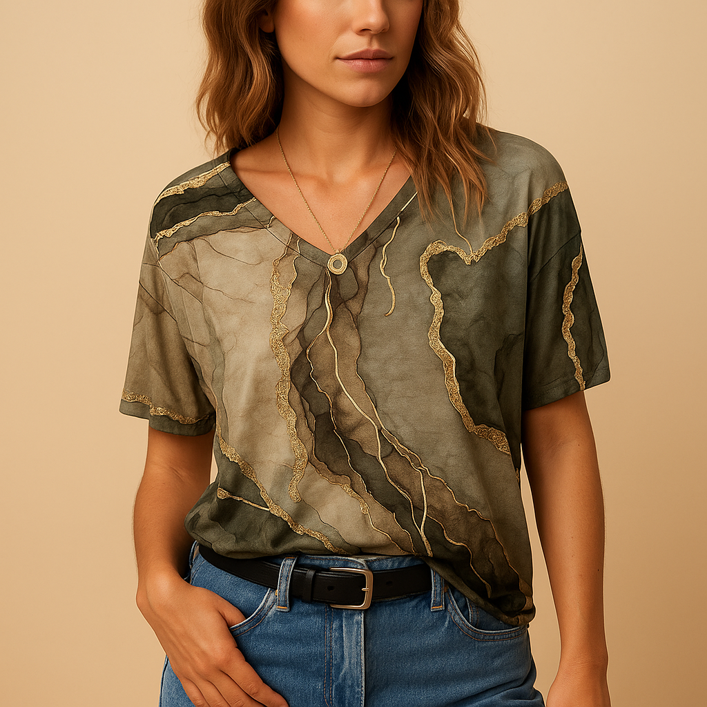Boho Chic Women's Top | Lightweight Fabric | Casual Style | Perfect for Summer Outings