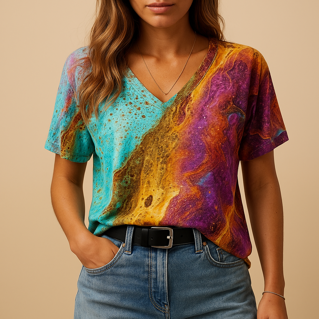 Boho Chic Women's Top | Lightweight Fabric | Casual Style | Perfect for Summer Outings