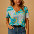 Boho Chic Women's Top | Lightweight Fabric | Casual Style | Perfect for Summer Outings