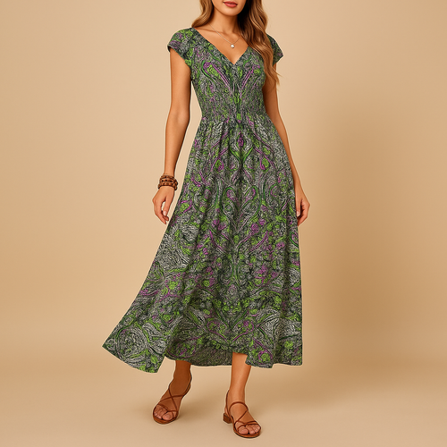 Boho maxi summer dress for women | Aurora