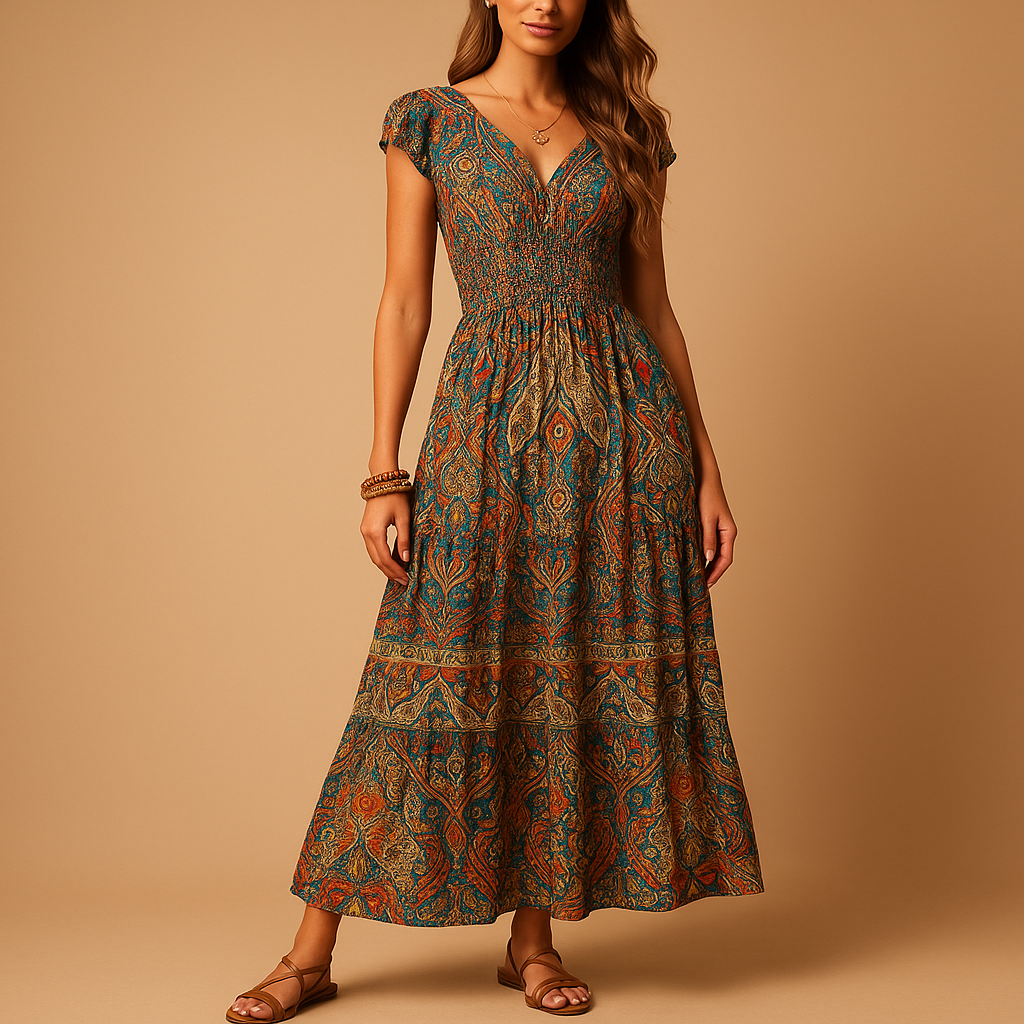 Boho maxi summer dress for women | Aurora