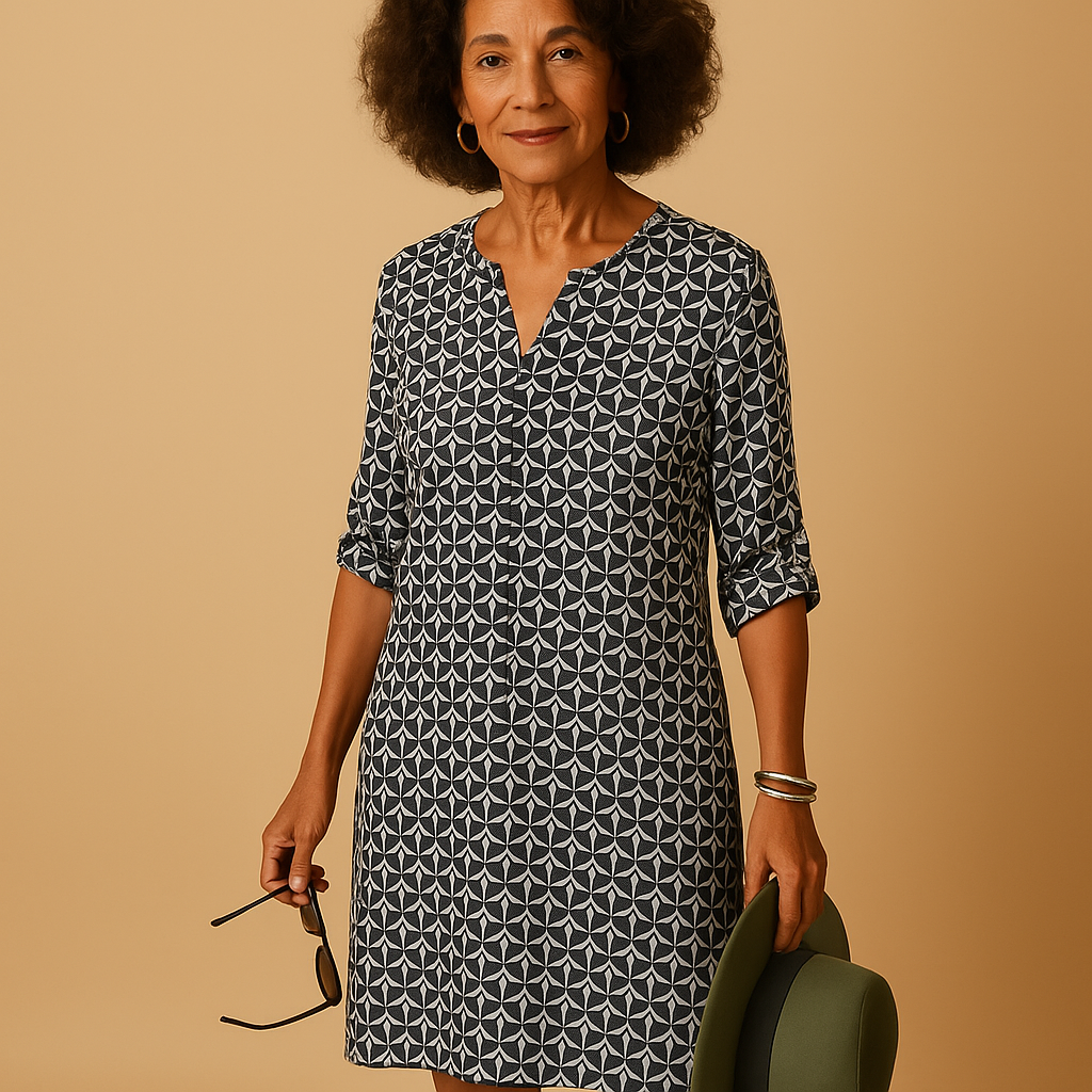 Casual V-neck dress for women | Renée