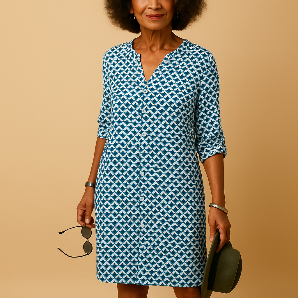 Casual V-neck dress for women | Renée