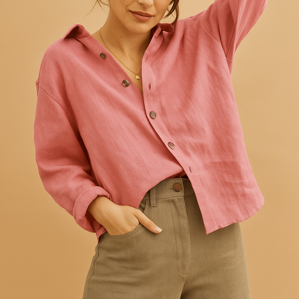 Cotton Casual Blouse for Women | Lightweight, Comfortable Design for Everyday Wear