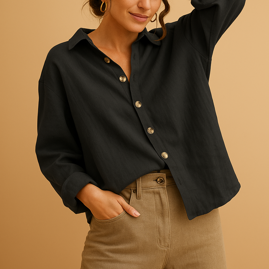 Cotton Casual Blouse for Women | Lightweight, Comfortable Design for Everyday Wear