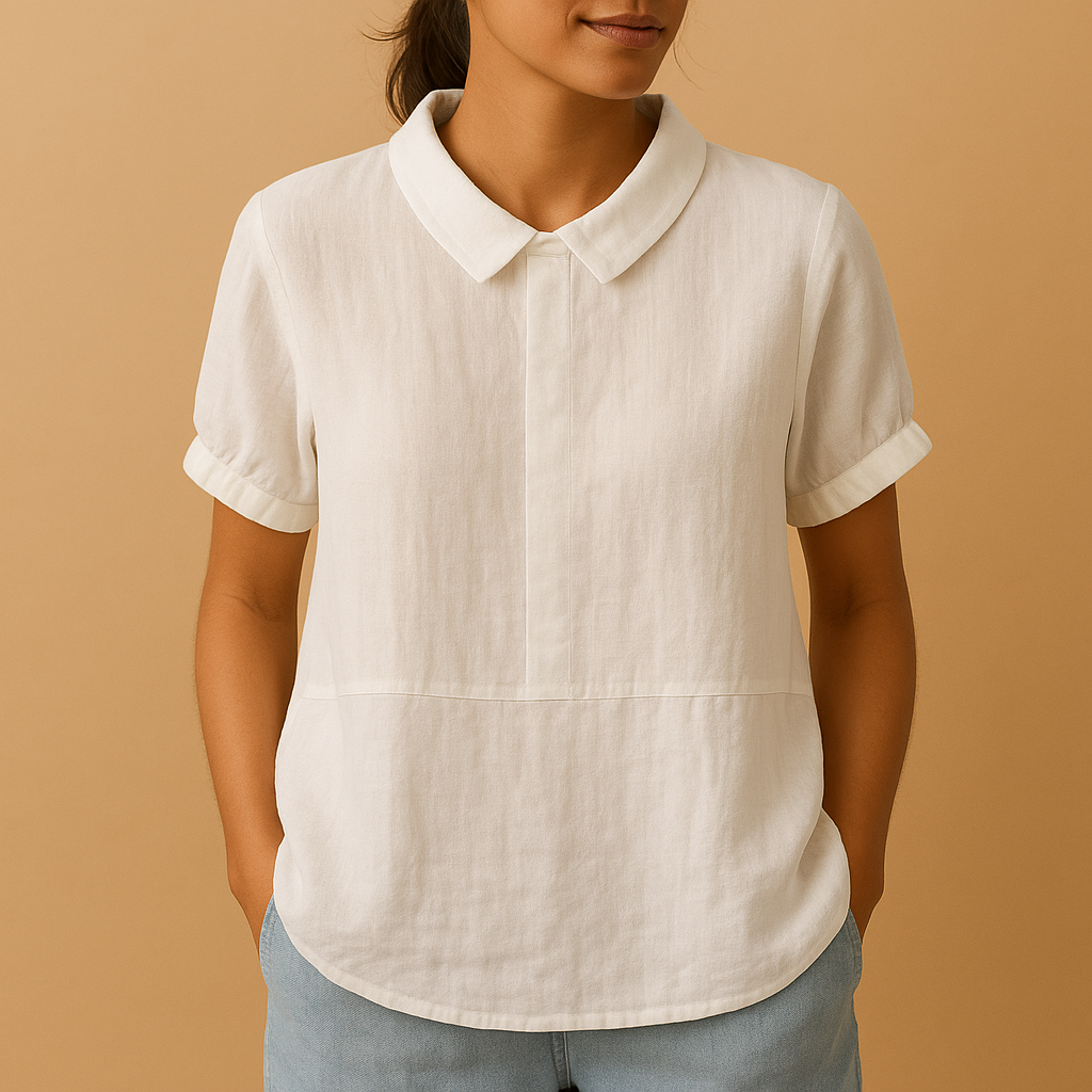 Fitted Women's Blouse | Elegant Design | Lightweight Fabric | Perfect for Work or Casual Wear