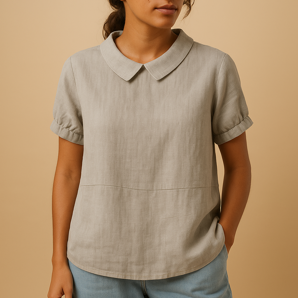 Fitted Women's Blouse | Elegant Design | Lightweight Fabric | Perfect for Work or Casual Wear