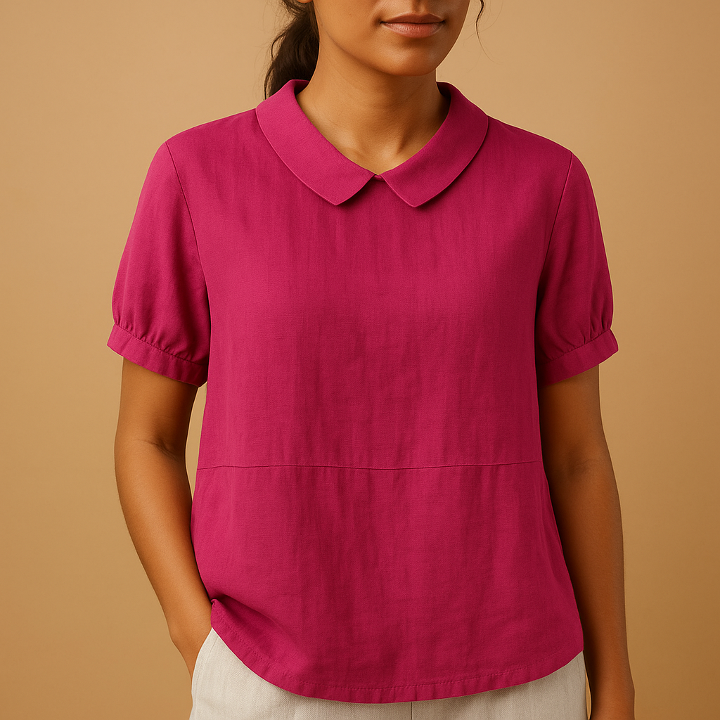 Fitted Women's Blouse | Elegant Design | Lightweight Fabric | Perfect for Work or Casual Wear