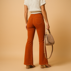 Flared Corduroy Pants for Women | Soft Fabric | Casual Style | Perfect for Everyday Wear