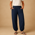 High-Waist Boho Summer Pants for Women | Lightweight, Comfortable, Casual Wear