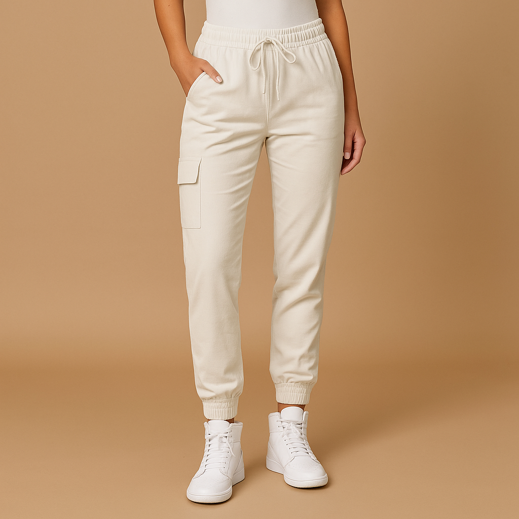 High Waist Cargo Pants for Women | Durable Fabric | Casual Style | Versatile Everyday Wear