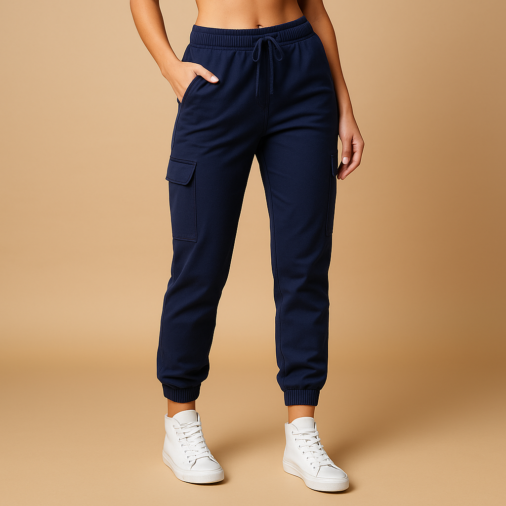 High Waist Cargo Pants for Women | Durable Fabric | Casual Style | Versatile Everyday Wear