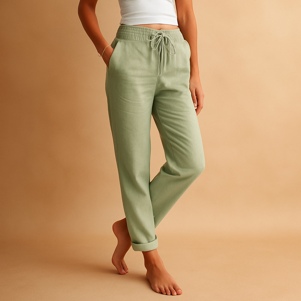 High Waist Women's Lounge Pants | Soft Fabric | Casual Comfort Wear | Ideal for Relaxation and Home Activities