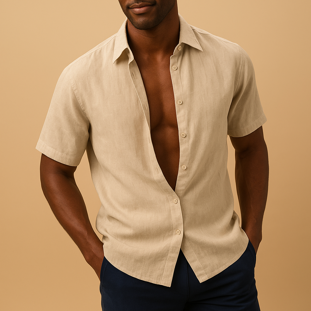 Lightweight Breathable Men's Shirt | Moisture-Wicking Fabric | Casual Style for Outdoor Activities