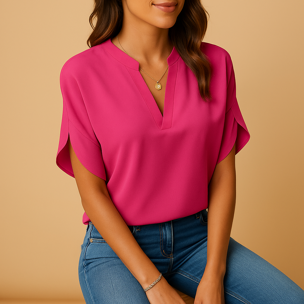 Lightweight Elegant Women's Blouse | Soft Fabric | Versatile Casual or Office Wear | Available in Multiple Colors