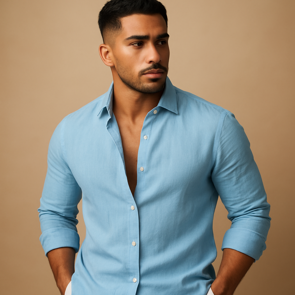 Lightweight Men's Casual Shirt | Breathable Fabric | Short Sleeve | Perfect for Everyday Wear