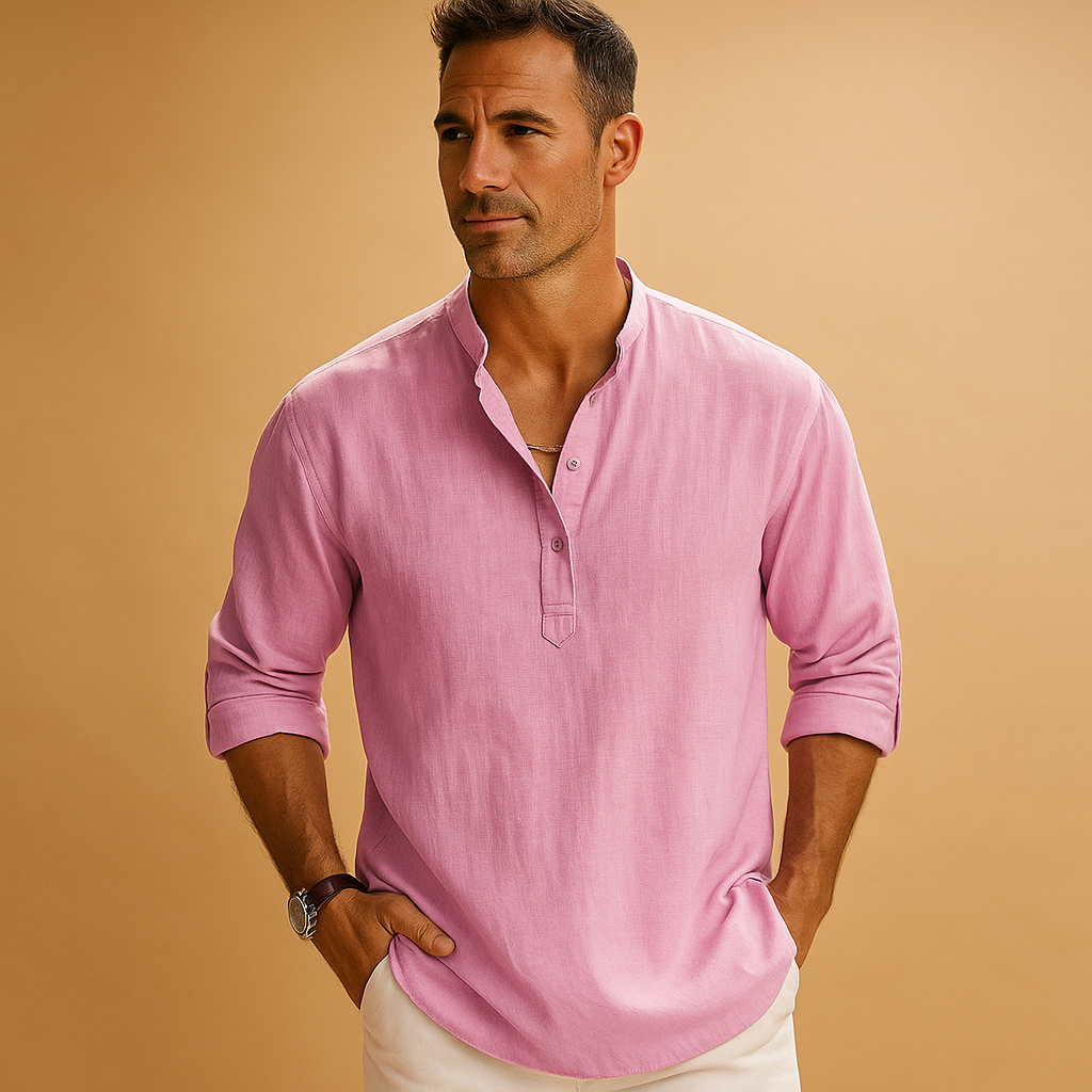 Lightweight Men's Long Sleeve Shirt | Breathable Fabric | Casual Style | Perfect for Everyday Wear