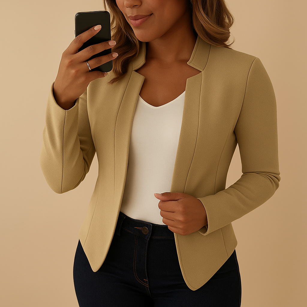 Lightweight Women's Blazer | Breathable Fabric | Casual Chic Design | Perfect for Office or Outings
