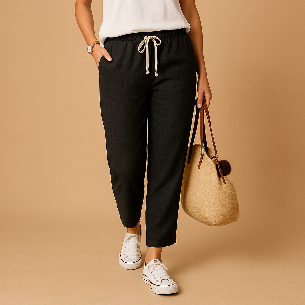 Lightweight Women's Casual Pants | Breathable Fabric | Comfortable Fit | Everyday Wear | Available in Multiple Sizes