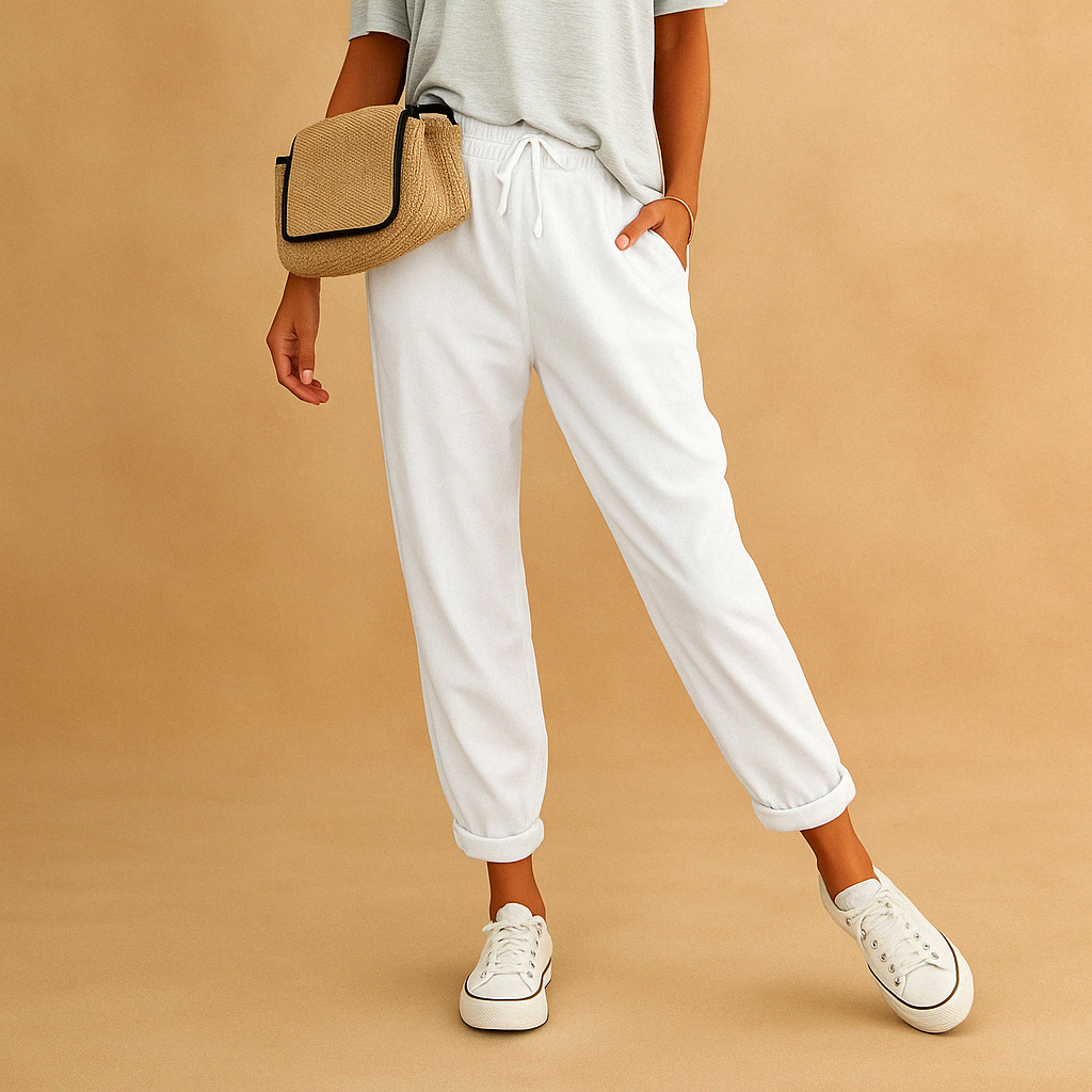 Lightweight Women's Summer Pants | Breathable Fabric | Casual Style | Perfect for Warm Weather Wear