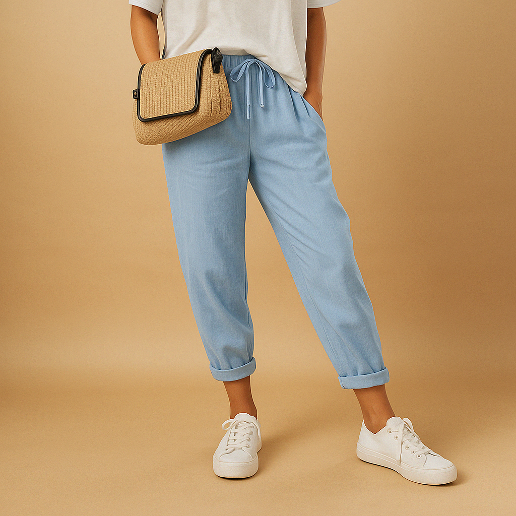 Lightweight Women's Summer Pants | Breathable Fabric | Casual Style | Perfect for Warm Weather Wear