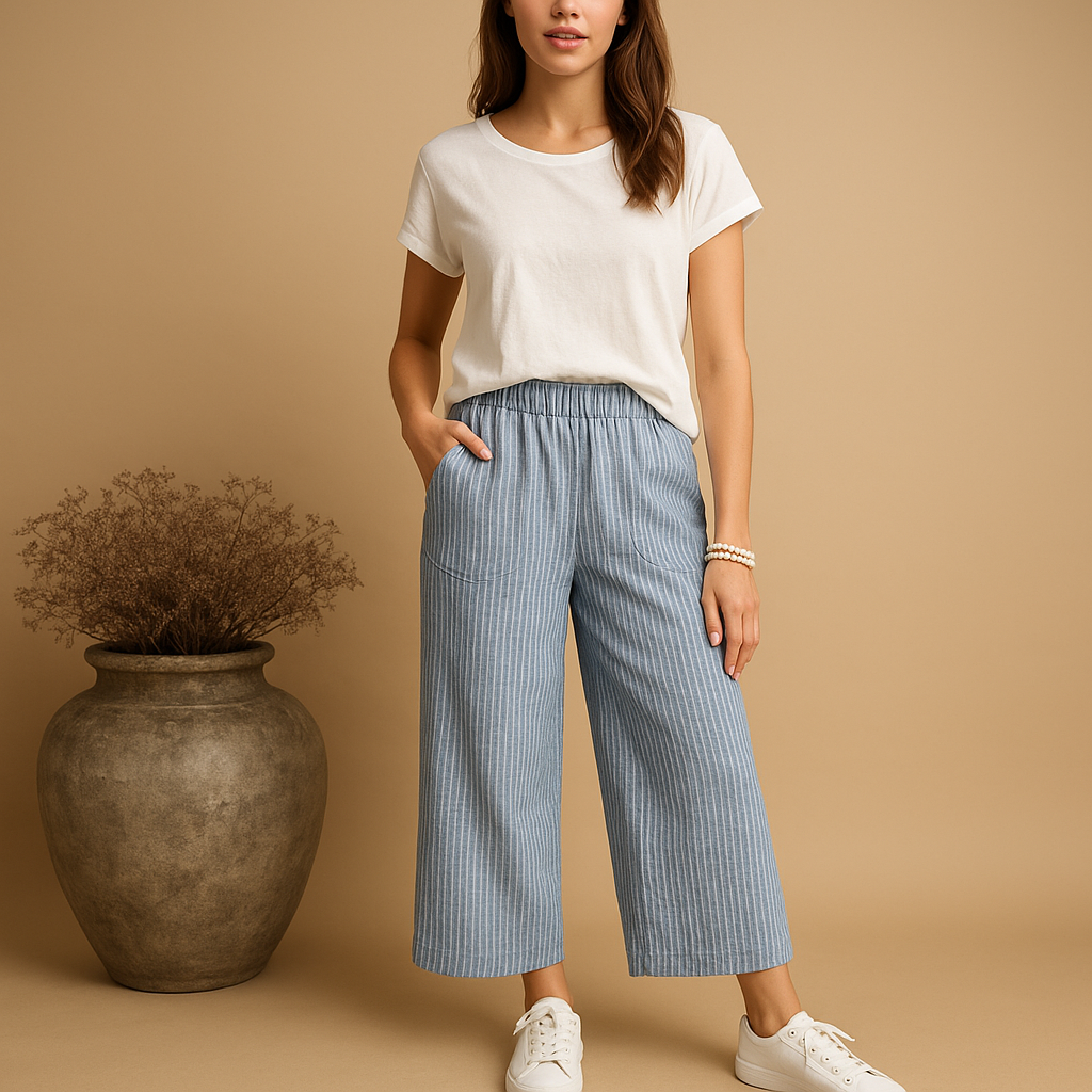 Lightweight Women's Summer Pants | Breathable Fabric | Casual Style | Perfect for Warm Weather Wear