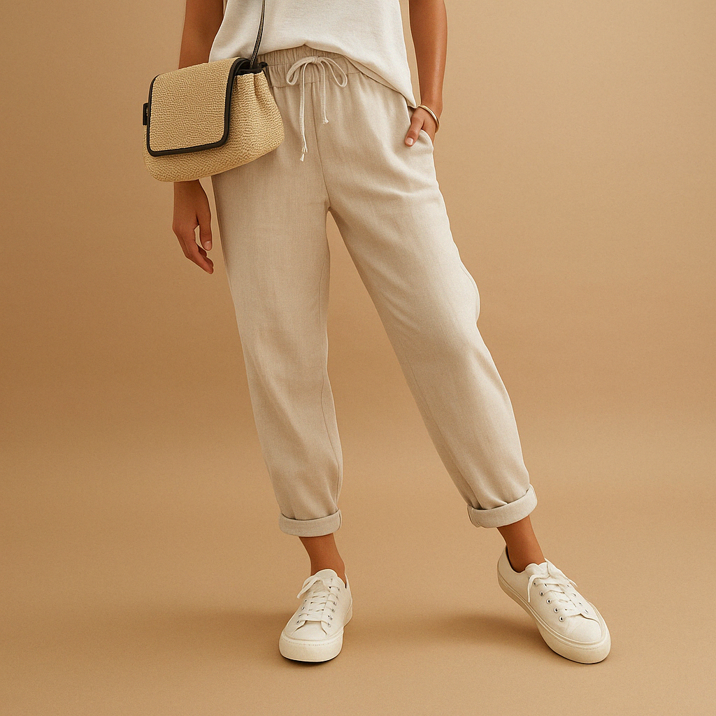 Lightweight Women's Summer Pants | Breathable Fabric | Casual Style | Perfect for Warm Weather Wear