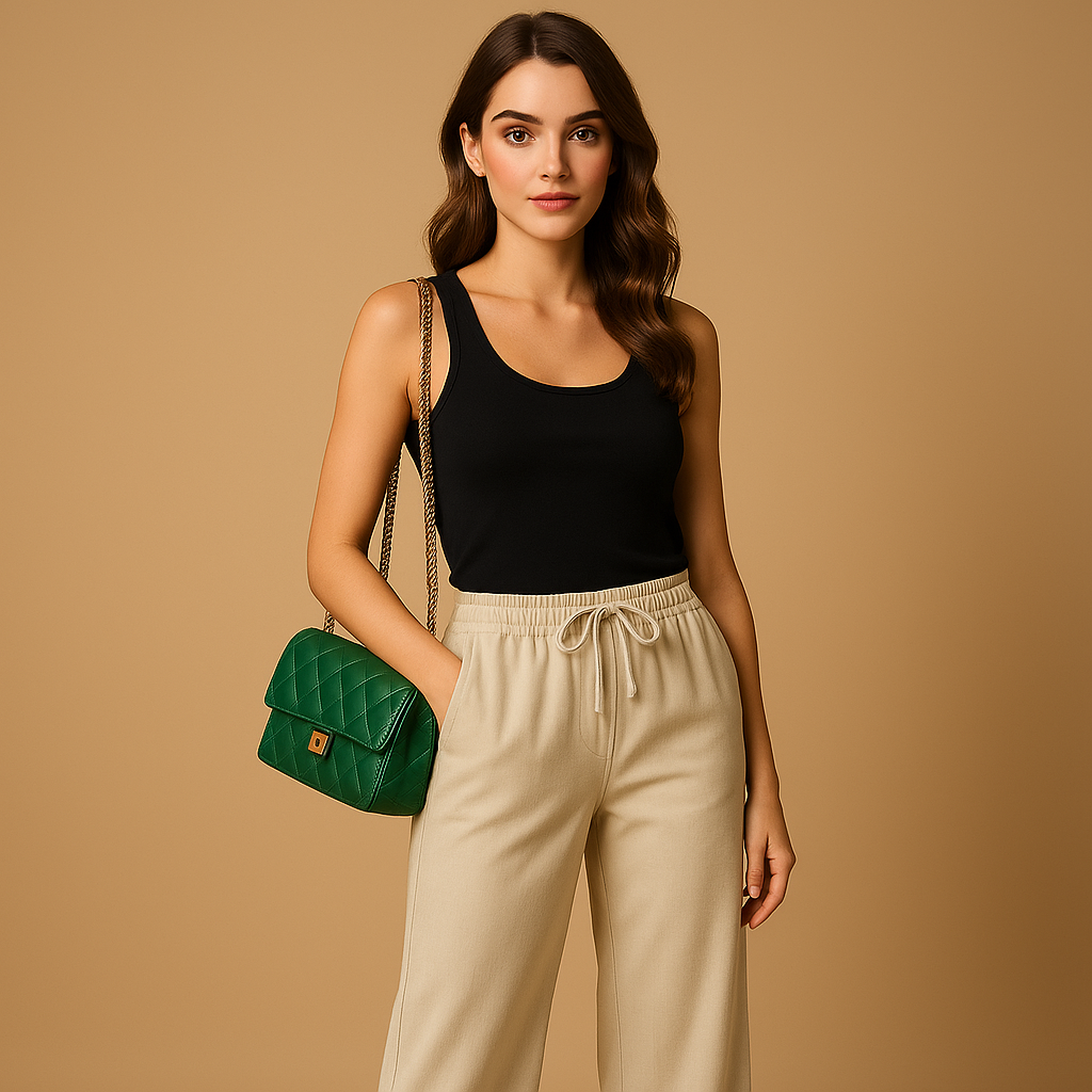 Lightweight Women's Summer Pants - Breathable Fabric - Casual Style for Warm Weather - Available in Multiple Colors