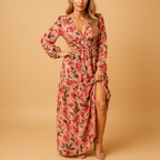 Long floral summer dress for women | Amara