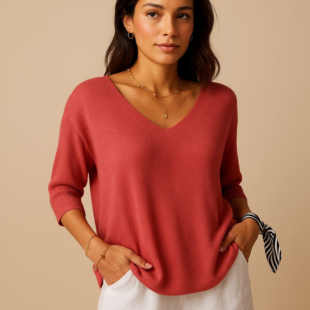 Loose Fit Luxury Women's Top | Soft Fabric | Casual Chic Style | Perfect for Everyday Wear