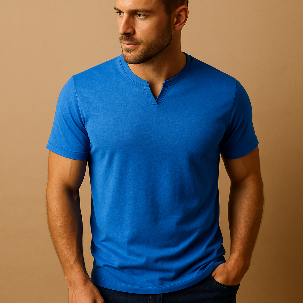 Men's Casual Cotton T-Shirt | Comfortable Everyday Wear | Lightweight Short Sleeve Top
