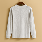 Men's Casual Long Sleeve Shirt - Comfortable Cotton Blend - Versatile Everyday Wear - Ideal for Work or Leisure