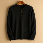 Men's Casual Long Sleeve Shirt - Comfortable Cotton Blend - Versatile Everyday Wear - Ideal for Work or Leisure