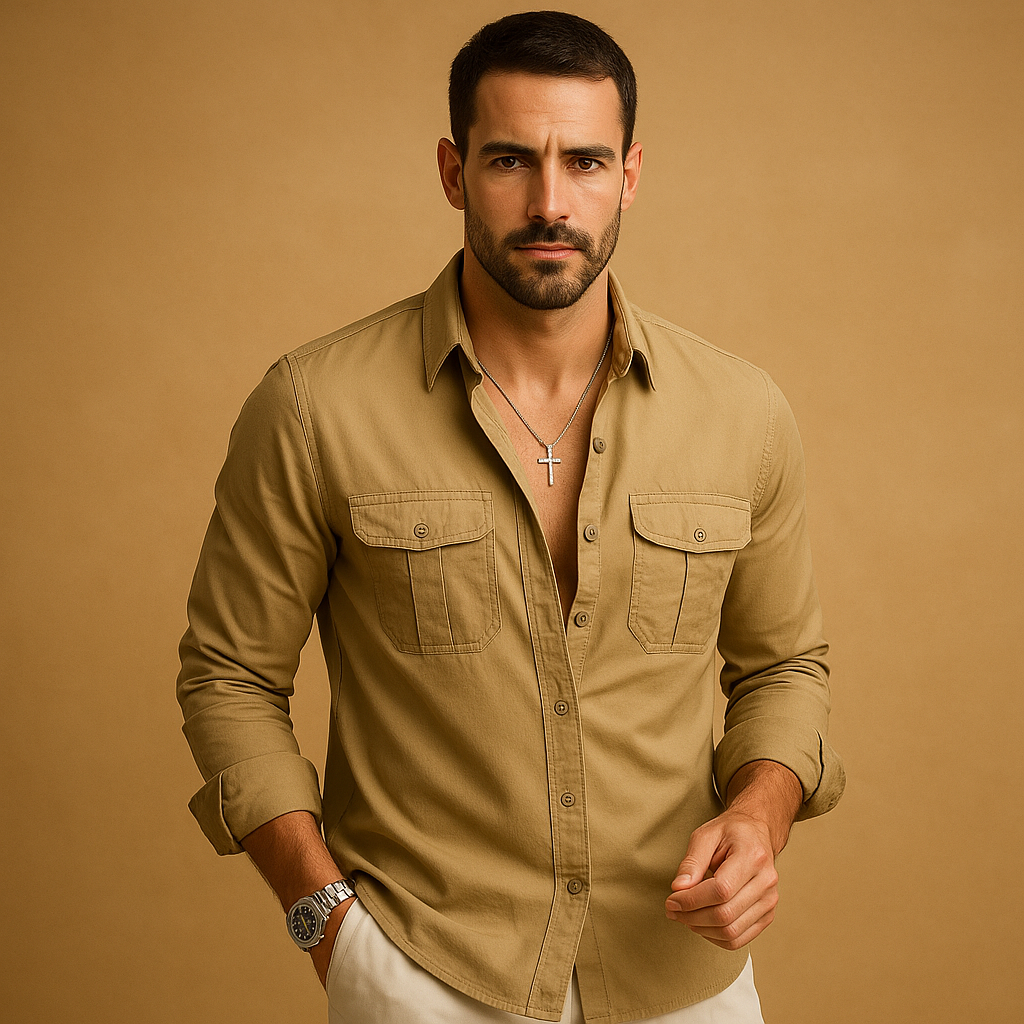 Men's Classic Button Down Shirt | Cotton Blend | Casual & Formal Wear | Available in Multiple Colors