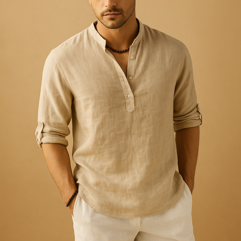 Men's Classic White Dress Shirt | Cotton Blend | Casual or Formal Wear | Short Sleeve