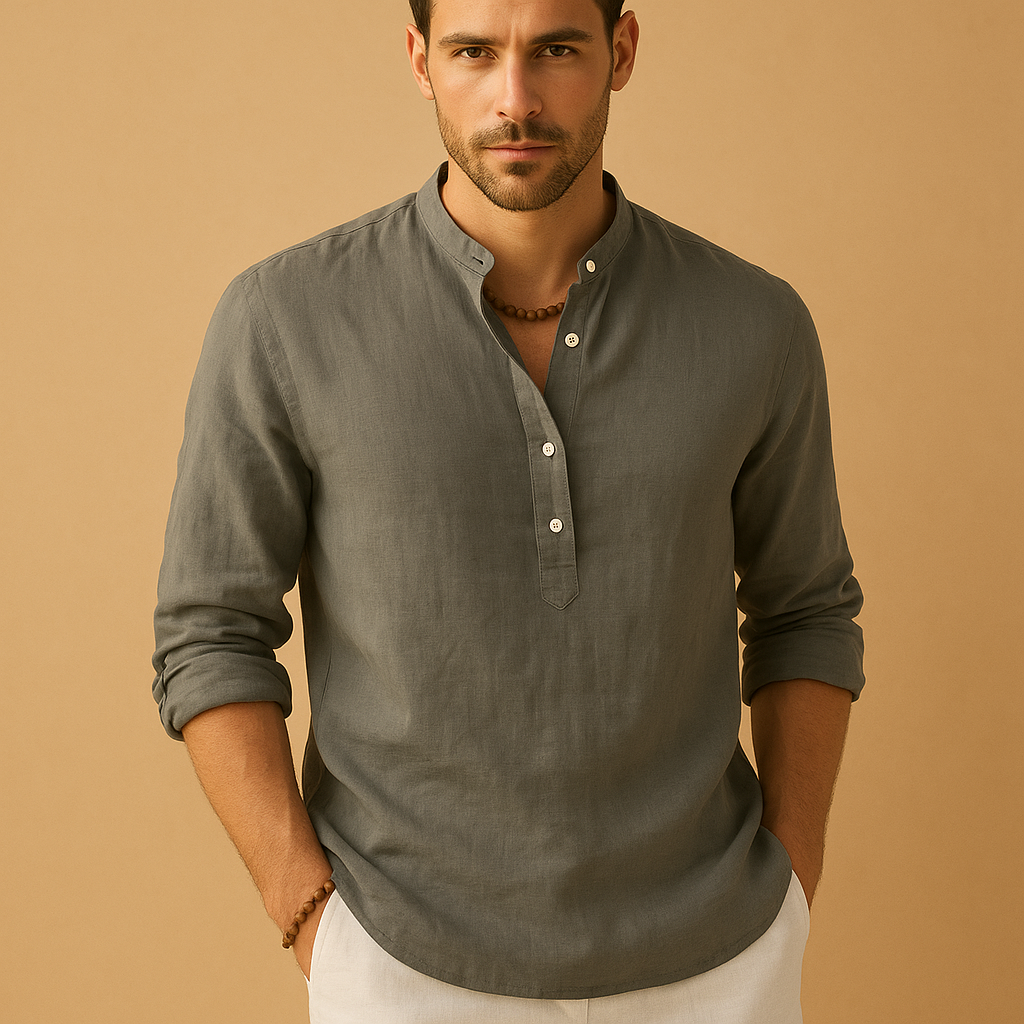 Men's Classic White Dress Shirt | Cotton Blend | Casual or Formal Wear | Short Sleeve