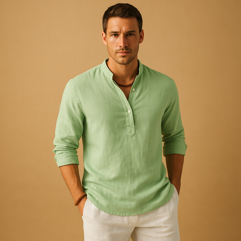 Men's Classic White Dress Shirt | Cotton Blend | Casual or Formal Wear | Short Sleeve