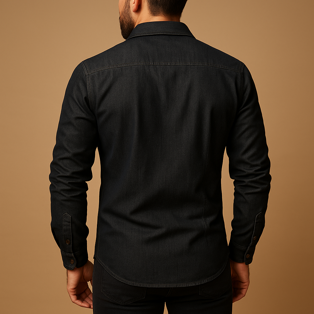 Men's Long Sleeve Cotton Shirt | Casual Style for Everyday Wear | Comfortable Fit