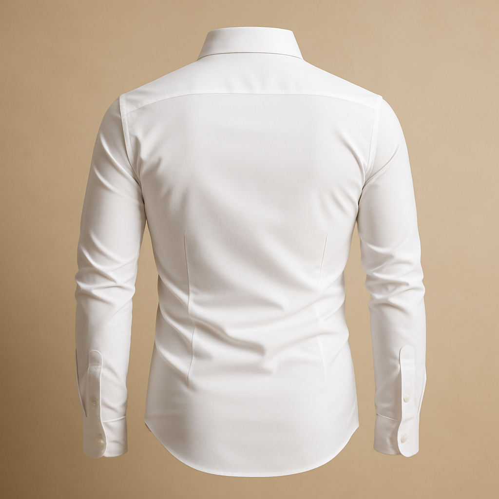 Men's Modern Fit Long Sleeve Shirt | Classic Cotton Design for Casual or Business Wear