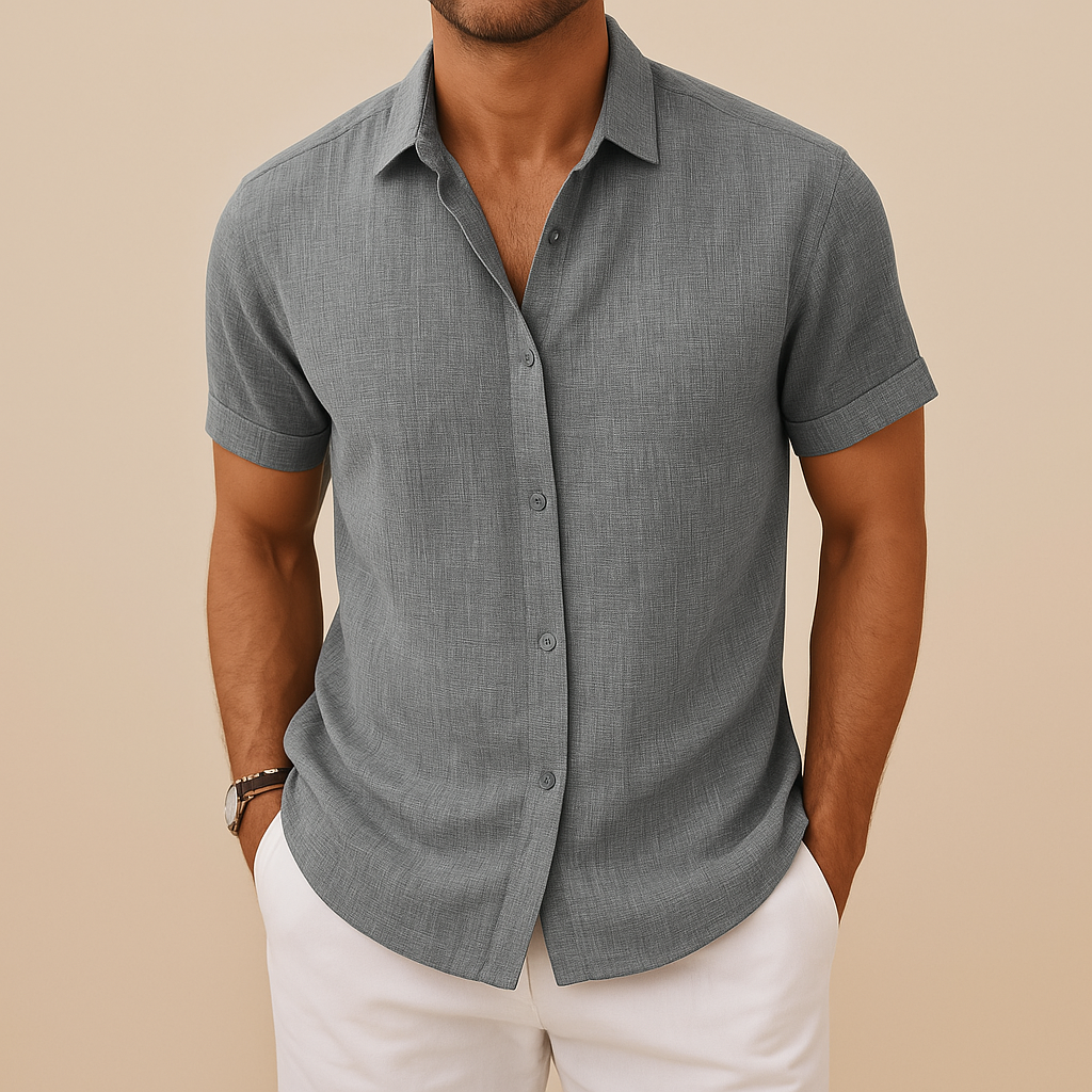 Men's Modern Fitted Shirt | Cotton Blend | Casual & Formal Wear | Available in Multiple Colors