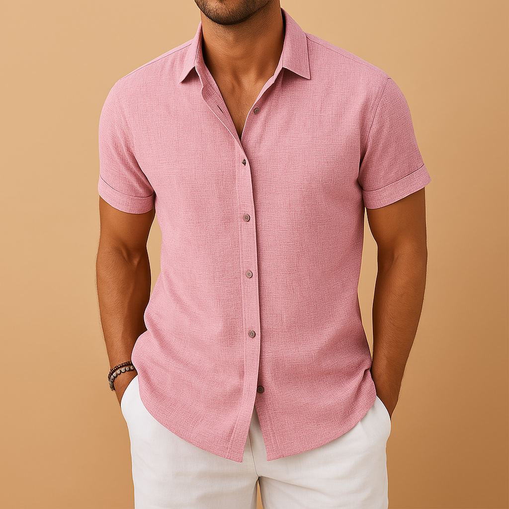 Men's Modern Fitted Shirt | Cotton Blend | Casual & Formal Wear | Available in Multiple Colors