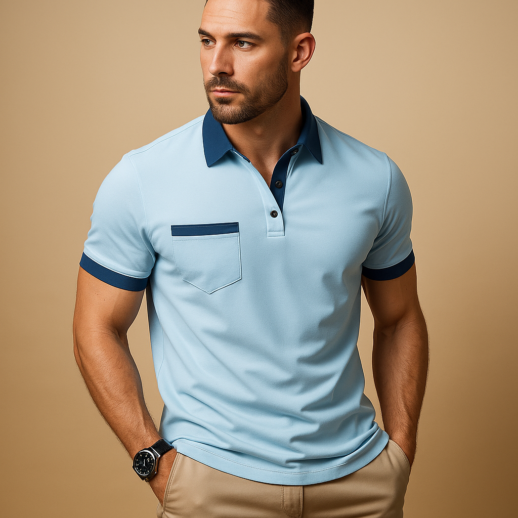 Men's Short Sleeve Classic Polo Shirt | Cotton Blend | Casual Wear