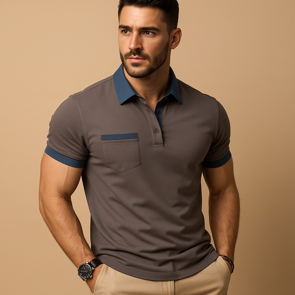 Men's Short Sleeve Classic Polo Shirt | Cotton Blend | Casual Wear