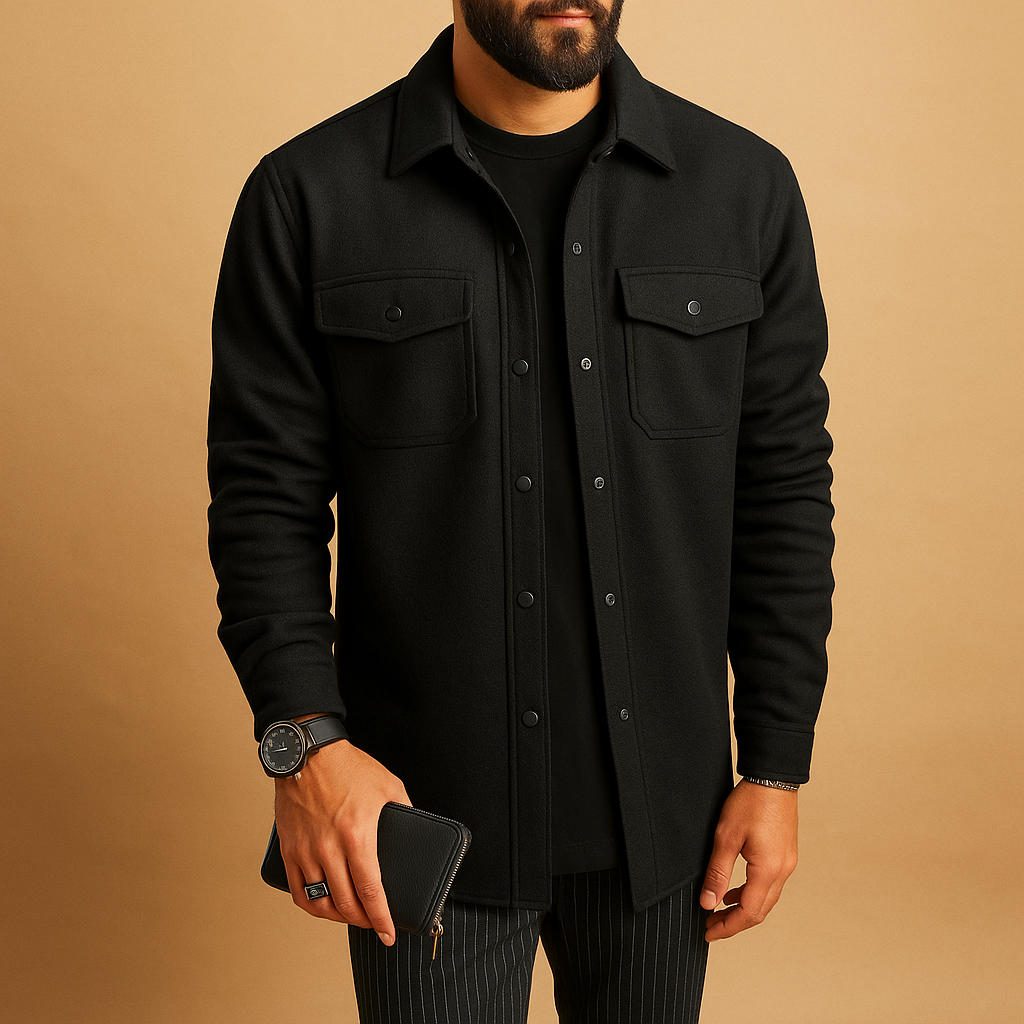 Men's Warm Flannel Long Sleeve Shirt | Cozy Casual Wear for Everyday Comfort
