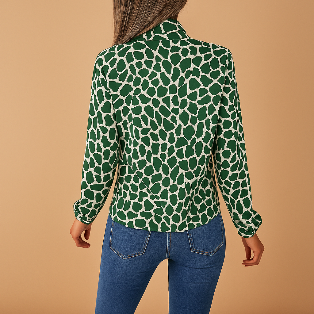 Polka Dot Bow Blouse for Women | Lightweight Fabric | Casual Chic Top for Everyday Wear