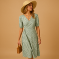 Polka dot summer dress for women | Elena