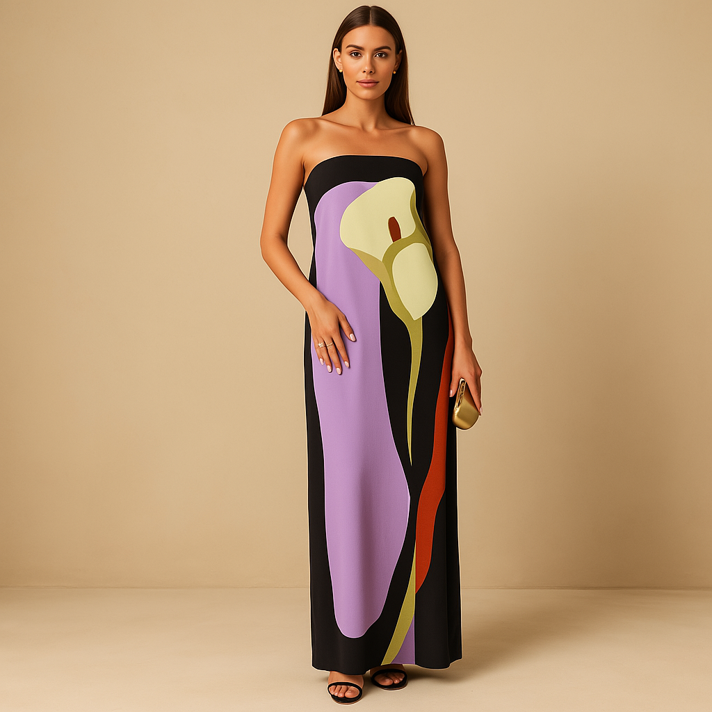 Printed summer dress for women | Eliza