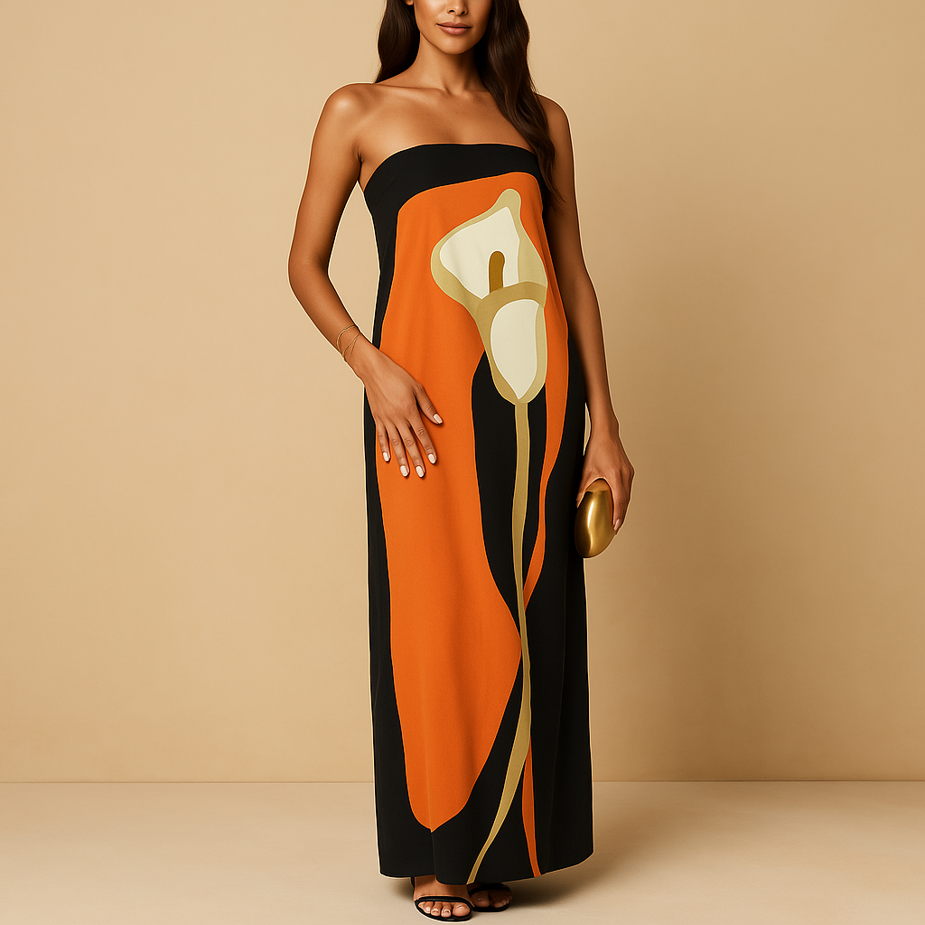 Printed summer dress for women | Eliza